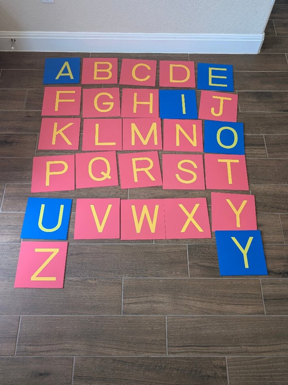 Montessori Capital Sandpaper Letters